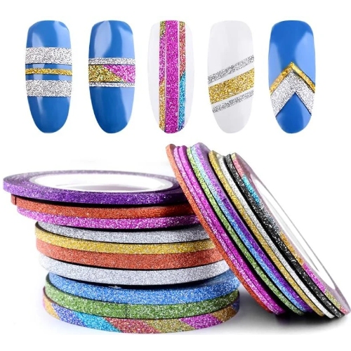 Glitter Nail Art Striping Tape(WD-NA-18B)